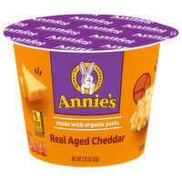 Annie's Macaroni & Cheese, Real Aged Cheddar, 2.01 Ounce