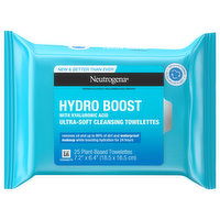 Neutrogena Towelettes, with Hyaluronic Acid, Cleansing, Ultra-Soft, Hydro Boost, 25 Each