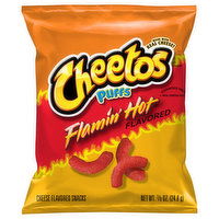 Cheetos Cheese Flavored Snacks, Flamin Hot Flavored, 0.875 Ounce