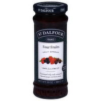 St Dalfour Fruit Spread, Four Fruits, 10 Ounce