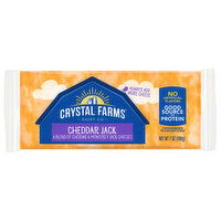 Crystal Farms Cheese, Cheddar Jack, 7 Ounce