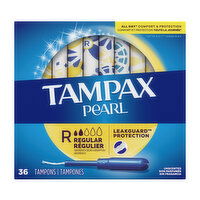 Tampax Pearl Tampax Pearl Tampons, Regular 36 Ct, 36 Each