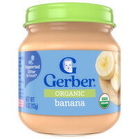 Gerber Organic Banana, Supported Sitter 1st Foods, 4 Ounce