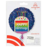 Anagram Happy Birthday Standard Decorative Balloon, 1 Each