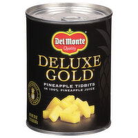 Del Monte Deluxe Gold Pineapple Tidbits, 20 Ounce