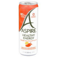 Aspire Energy Drink, Healthy, Mango Lemonade, 12 Fluid ounce