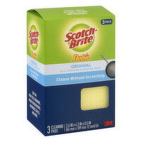 Scotch Brite Dobie Cleaning Pads, Original, 3 Pack, 3 Each