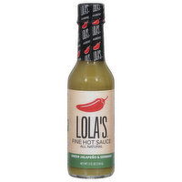 Lola's Fine Hot Sauce, Green Jalapeno & Serrano, 5 Fluid ounce