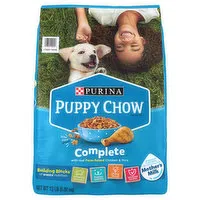 Puppy Chow Puppy Food, Chicken & Rice, Complete, 15 Pound