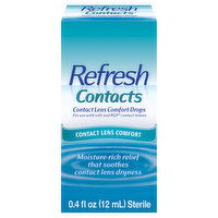 Refresh Contacts Contact Lens Comfort Drops, 0.4 Fluid ounce