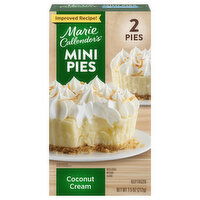 Marie Callender's Coconut Cream Mini Pies, 2 Each