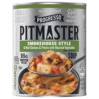 Progresso Pitmaster Soup, Smokehouse-Style Grilled Chicken & Potato with Roasted Vegetables, 19 Ounce