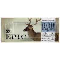 Epic Bar, Sea Salt + Pepper, Venison, 1.3 Ounce