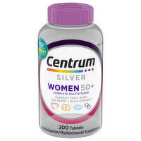 Centrum Multivitamin/Multimineral Supplement, Women 50+, Tablets, 200 Each