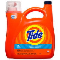 Tide Detergent, HE Turbo Clean, Clean Breeze, 138 Fluid ounce