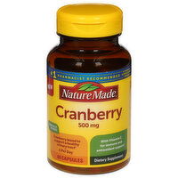 Nature Made Cranberry, 500 mg, Capsules, 60 Each