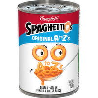 Campbell's® SpaghettiOs® Original A to Z's Shaped Canned Pasta, 15.8 Ounce