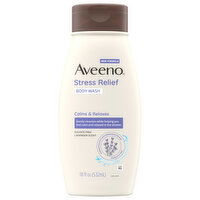 Aveeno Body Wash, Stress Relief, Lavender Scent, 18 Fluid ounce