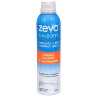 Zevo On-Body Mosquito + Tick Repellent Spray, 6 Ounce