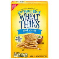 WHEAT THINS Hint of Salt Low Sodium Whole Grain Wheat Crackers, 8.5 Ounce