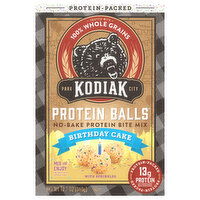 Kodiak Protein Balls Protein Bite Mix, No-Bake, Birthday Cake, 12.7 Ounce