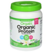 Orgain Organic Protein Protein Powder, Vanilla Bean, 16.3 Ounce