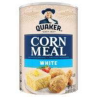 Quaker Corn Meal, White, 24 Ounce