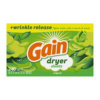 Gain Gain dryer sheets, Original Scent, 240 Count, 240 Each