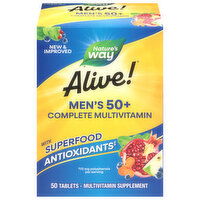 Nature's Way Alive! Tablets Men's 50+ Complete Multivitamin, 50 Each
