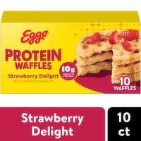 Eggo Frozen Waffles, Strawberry Delight, 12.3 Ounce