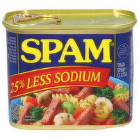 Spam 25% Less Sodium Meat, 12 Ounce