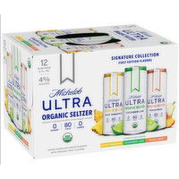 Michelob Ultra Organic Hard Seltzer Signature Variety 12 Pack Cans, 12 Ounce