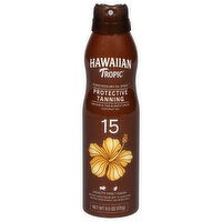 Hawaiian Tropic Protective Tanning Broad Spectrum SPF 15 Sunscreen Dry Oil Spray, 6 Ounce