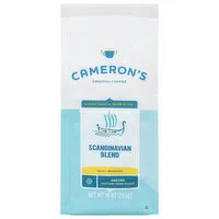 Cameron's Coffee, Ground, Medium-Dark Roast, Scandinavian Blend, 10 Ounce