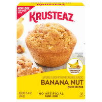 Krusteaz Banana Nut Muffin Mix, 15.4 Ounce