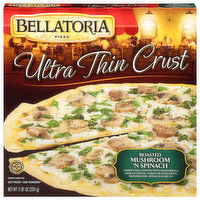 Bellatoria Ultra Thin Crust Roasted Mushroom 'N Spinach Pizza, 11.81 Ounce