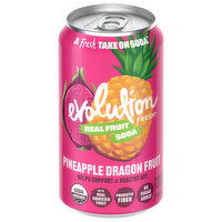 Evolution Fresh Soda, Pineapple Dragon Fruit, 12 Fluid ounce