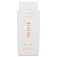 Native Body Wash, Sweet Peach & Nectar, 18 Fluid ounce