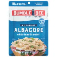 Bumble Bee Tuna, in Water, Albacore, Wild Caught, 2.5 Ounce