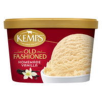 Kemps Old Fashioned Ice Cream, Homemade Vanilla Flavored, 1.5 Quart