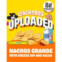 Lunchables Nachos with Cheese & Salsa Meal Kit with Water, Fruit Roll Up Sour, & Kool-Aid Tropical Punch Single, 13.92 Ounce