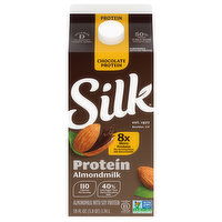 Silk Almondmilk, Chocolate, Protein, 59 Fluid ounce