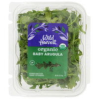 Wild Harvest Arugula, Organic, Baby, 5 Ounce