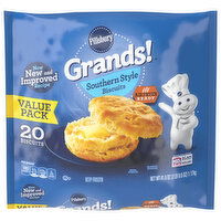 Pillsbury Grands! Biscuits, Southern Style, Value Pack, 20 Each