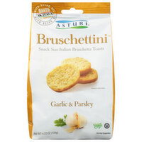 Asturi Garlic & Parsley Bruschettini, 4.23 Ounce