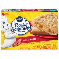 Pillsbury Toaster Scrambles Pork Shoulder Bacon Pastries, 4 Each