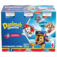 Danimals Smoothie, Raspberry, Paw Patrol, 6 Each