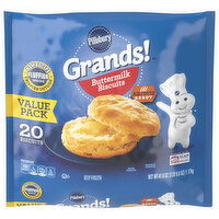 Pillsbury Biscuits, Buttermilk, Value Pack, 20 Each