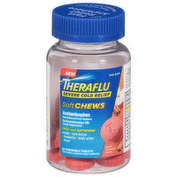 Theraflu Cold Relief, Severe, Chewable Tablets, Apple Cinnamon Flavor, 20 Each