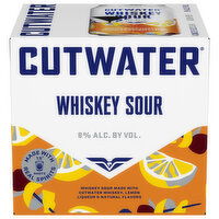 Cutwater Whiskey Sour, 4 Each